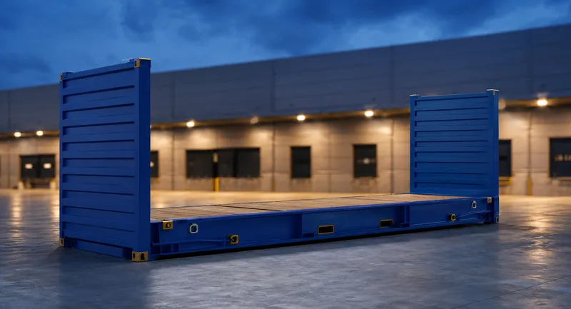 20' Flat Rack Konteyner ürün görseli